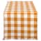 DII® 72" Heavyweight Check Fringed Table Runner